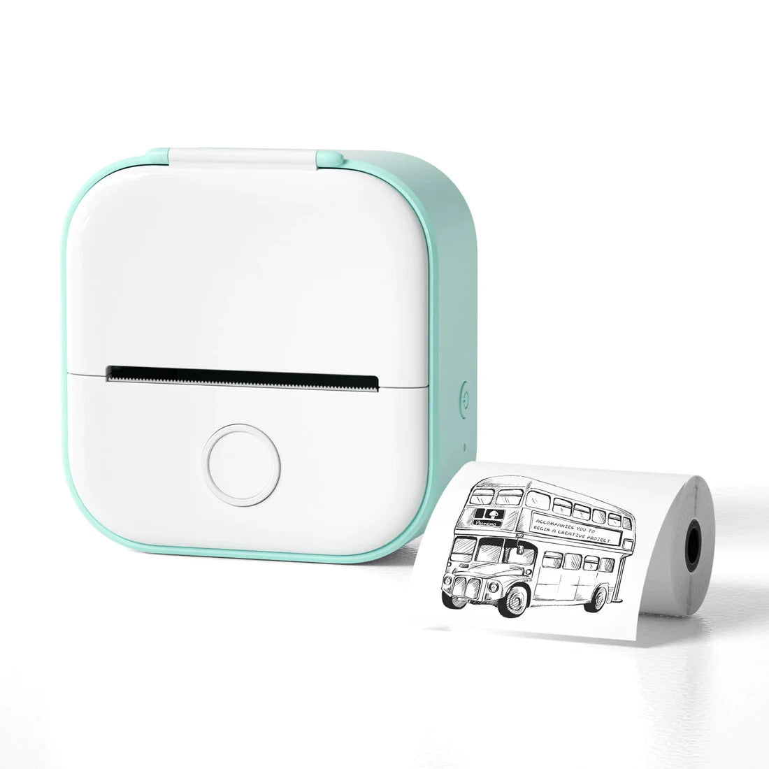 green mini printer 